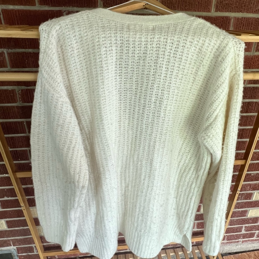 Cream Anthropologie cardigan sweater - Picture 7 of 11